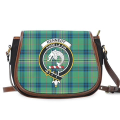 Kennedy Ancient Tartan Crest Saddle Bag