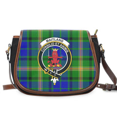 Maitland Tartan Crest Saddle Bag
