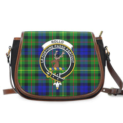 Rollo Modern Tartan Crest Saddle Bag