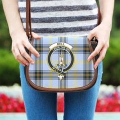 Bell of the Borders Tartan Crest Saddle Bag