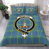 MacIntyre Hunting Ancient Tartan Crest Bedding Set