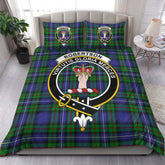 Robertson Hunting Modern Tartan Crest Bedding Set