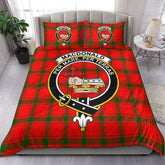 MacDonald of Sleat Tartan Crest Bedding Set