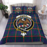 Agnew Modern Tartan Crest Bedding Set