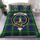 MacIntyre Hunting Modern Tartan Crest Bedding Set