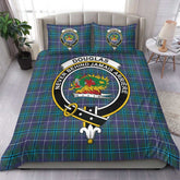 Douglas Modern Tartan Crest Bedding Set