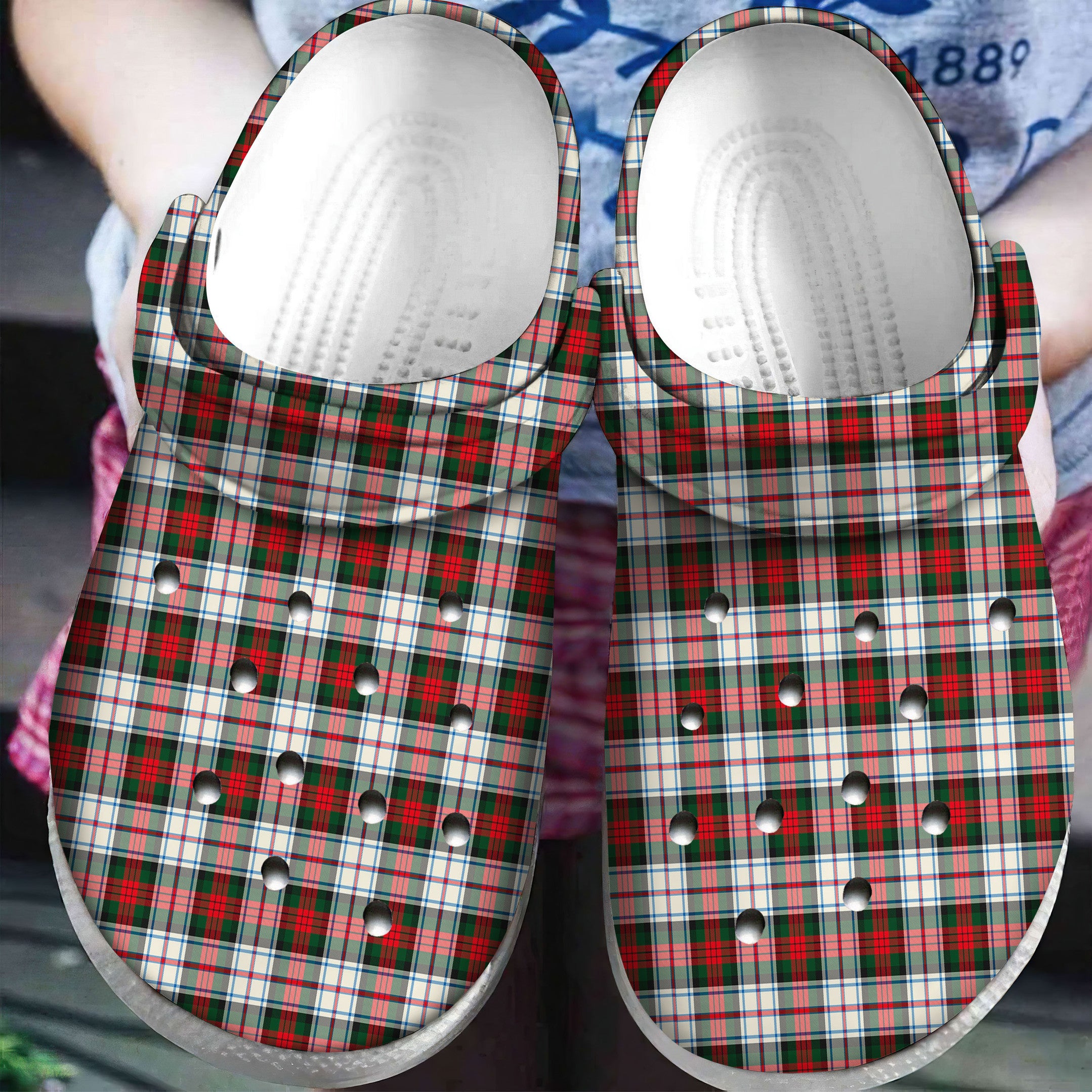 MacDuff Dress Modern Tartan Plaid Crocs