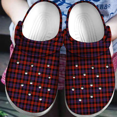 Broun Tartan Plaid Crocs