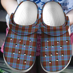 Anderson Modern Tartan Plaid Crocs