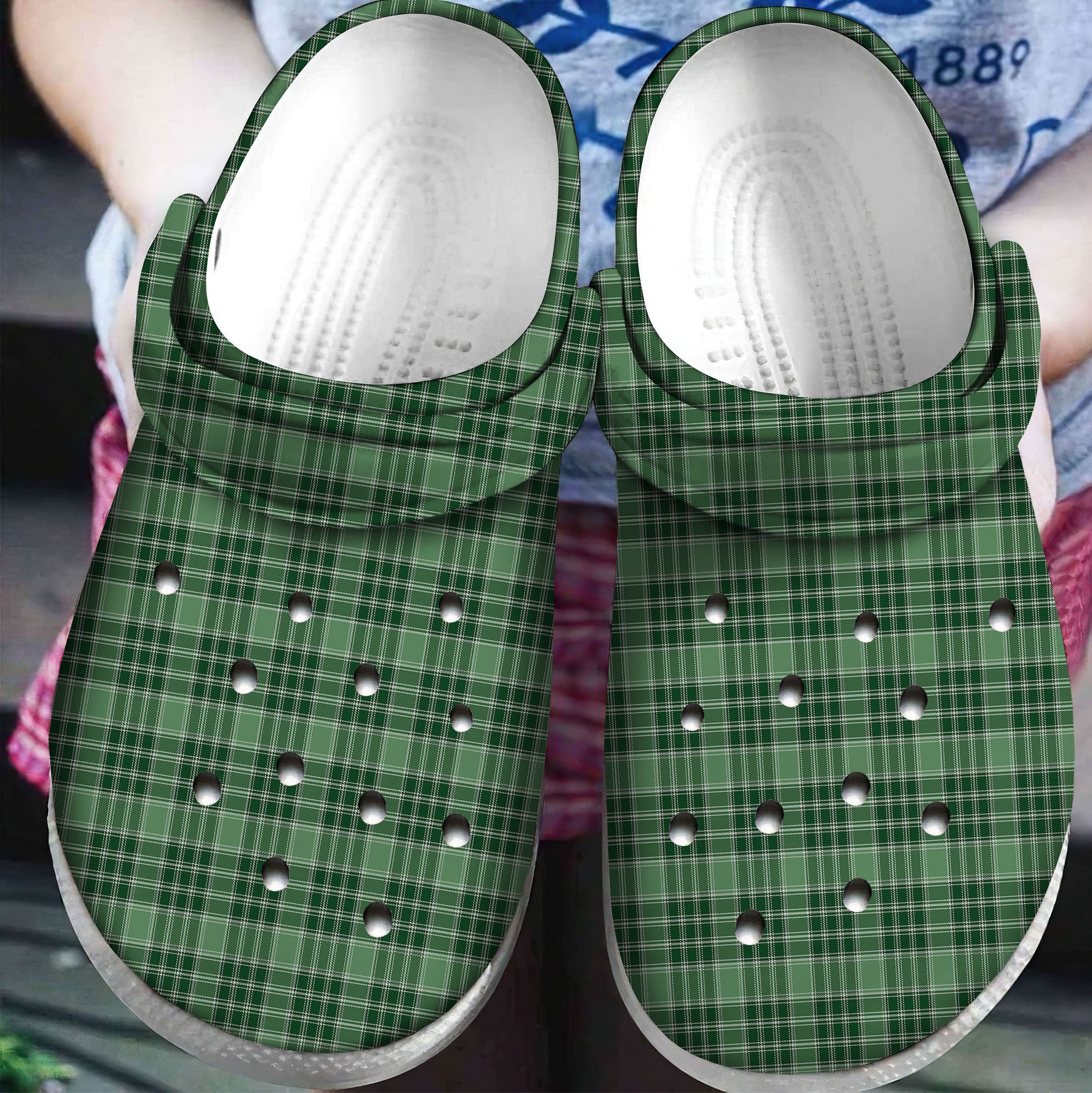 MacDonald Lord of the Isles Hunting Tartan Plaid Crocs