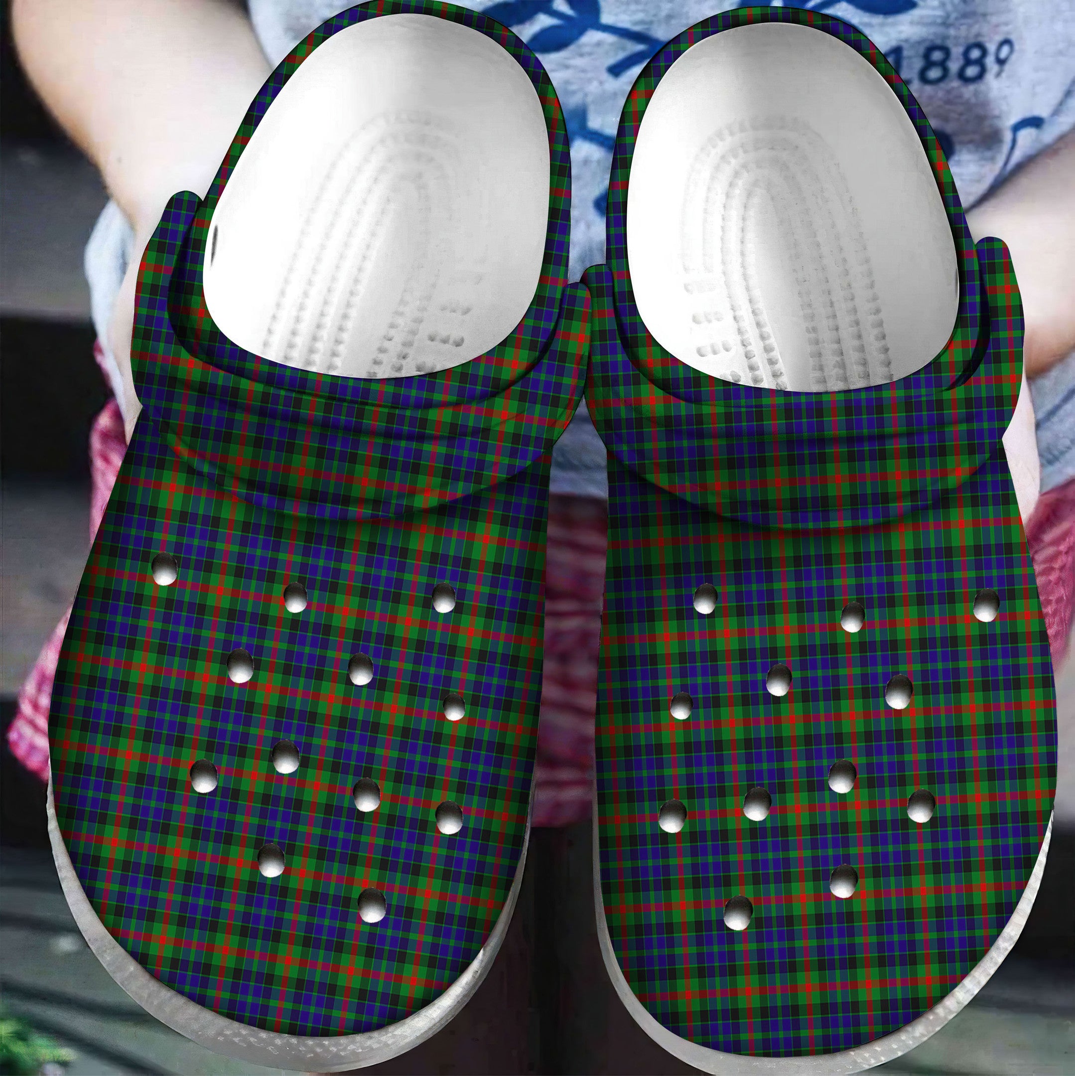 Gunn Tartan Plaid Crocs
