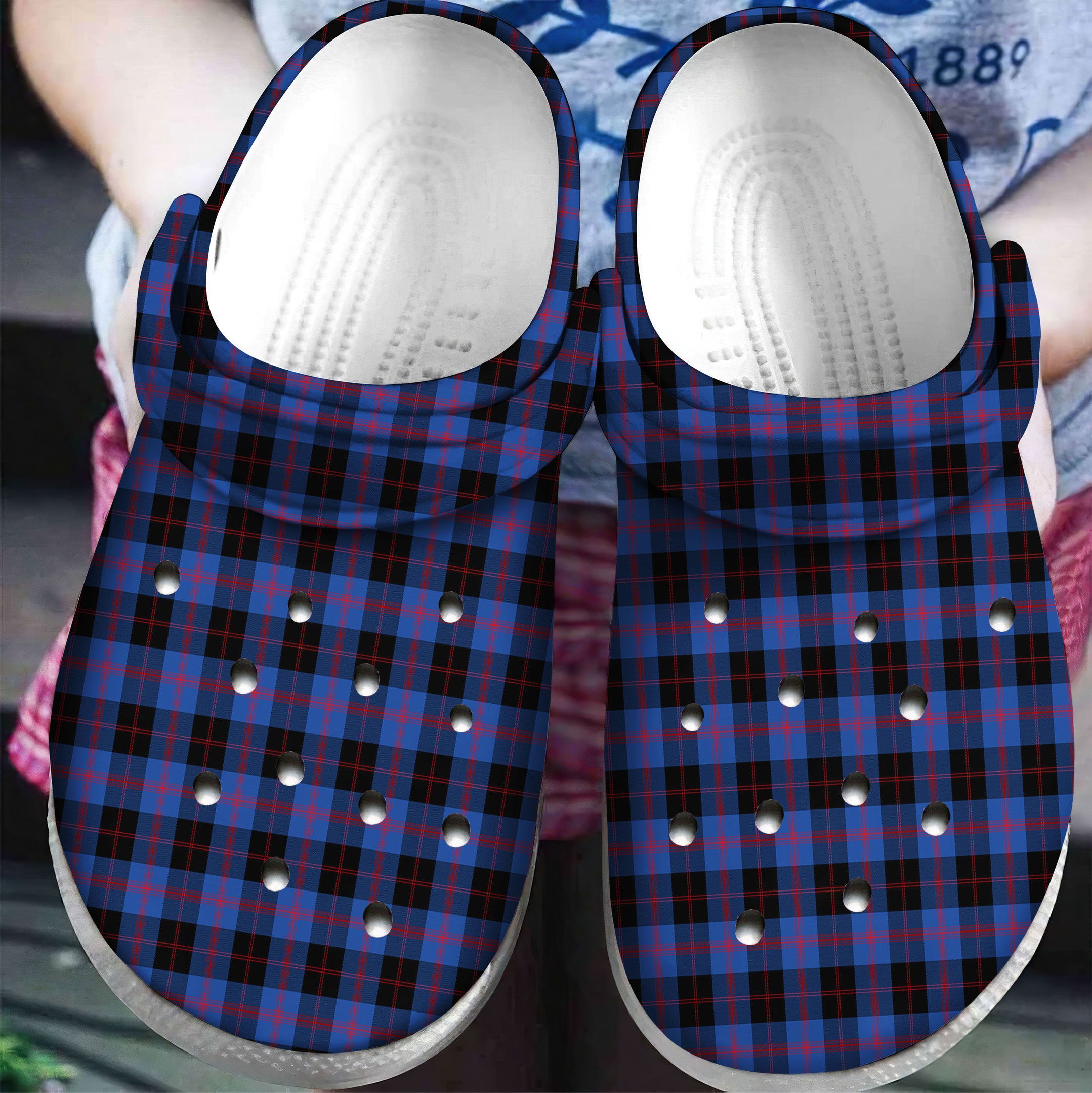 Maule Tartan Plaid Crocs