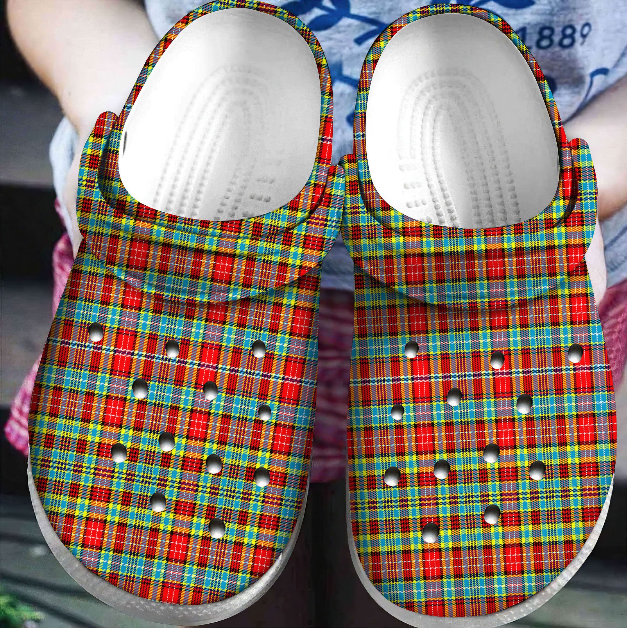 Ogilvie Tartan Plaid Crocs