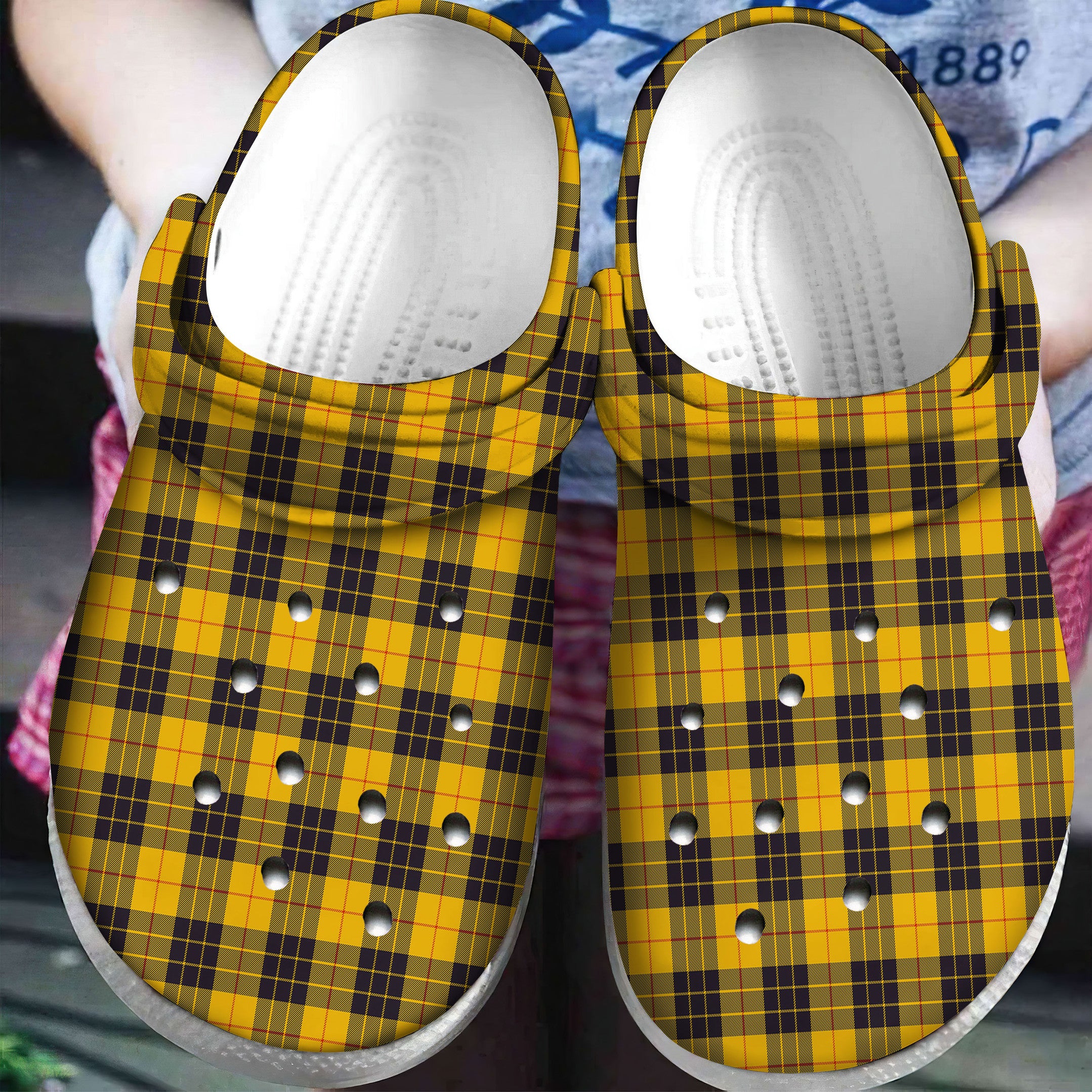 MacLeod of Lewis Ancient Tartan Plaid Crocs