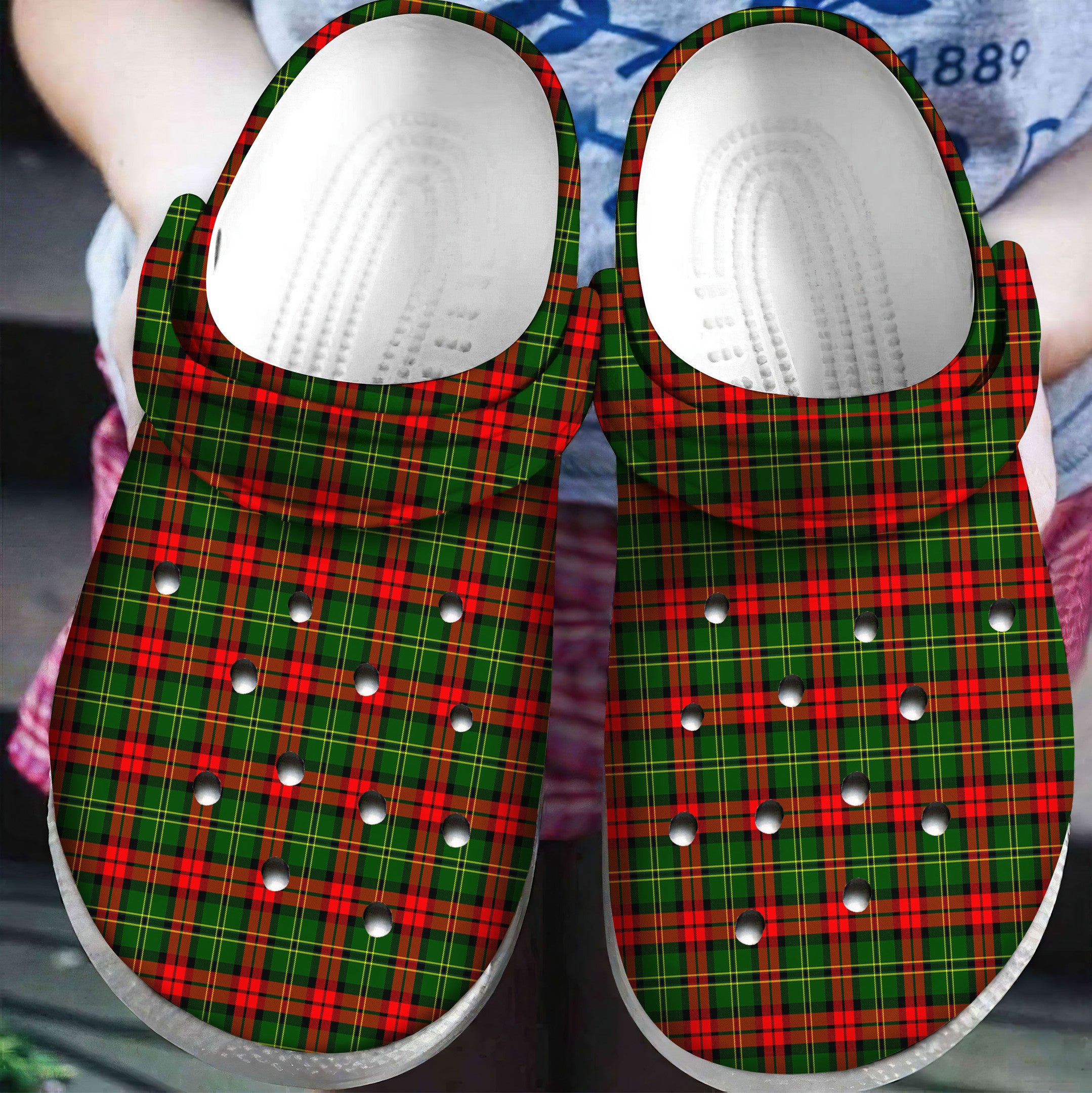 Blackstock Tartan Plaid Crocs