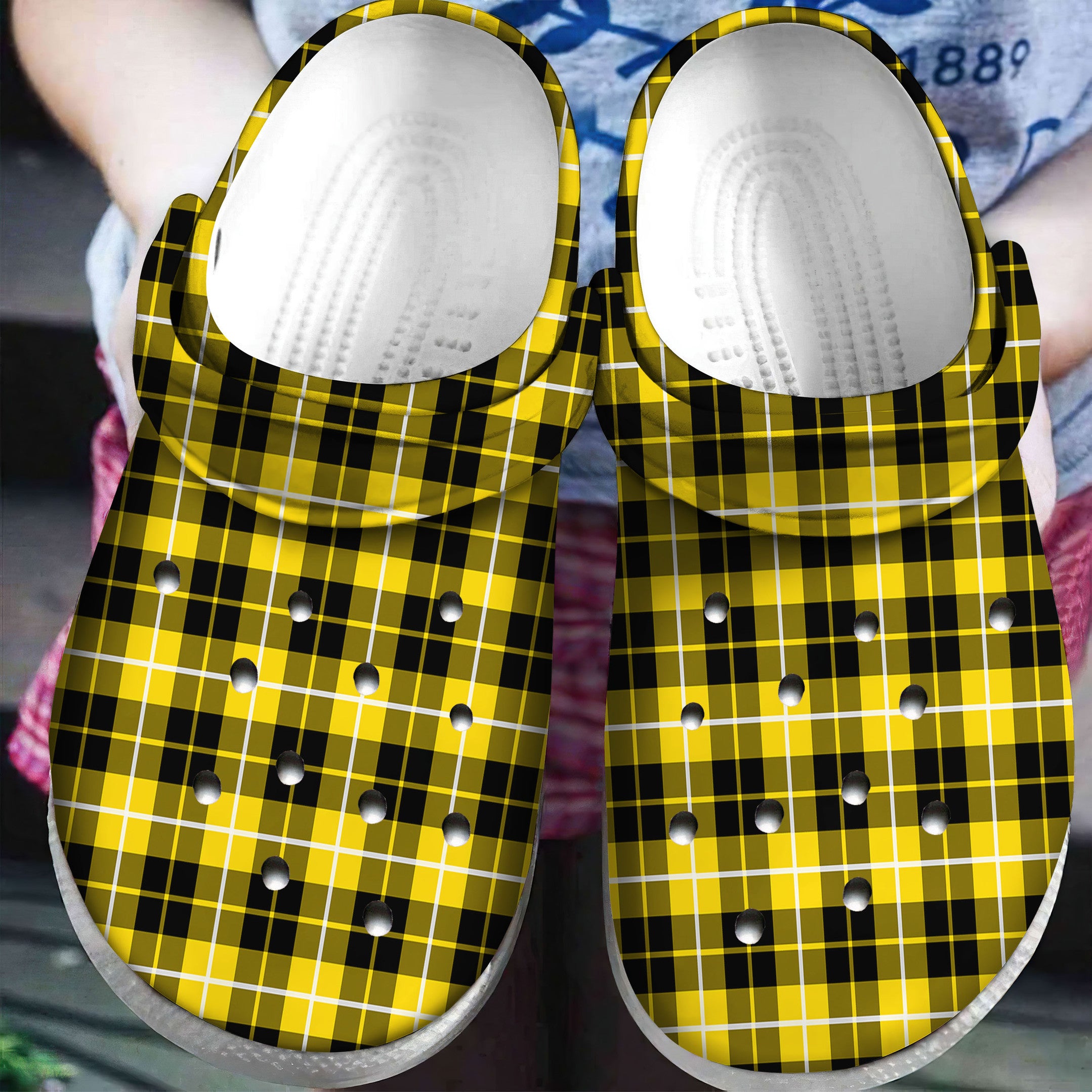 Barclay Dress Modern Tartan Plaid Crocs