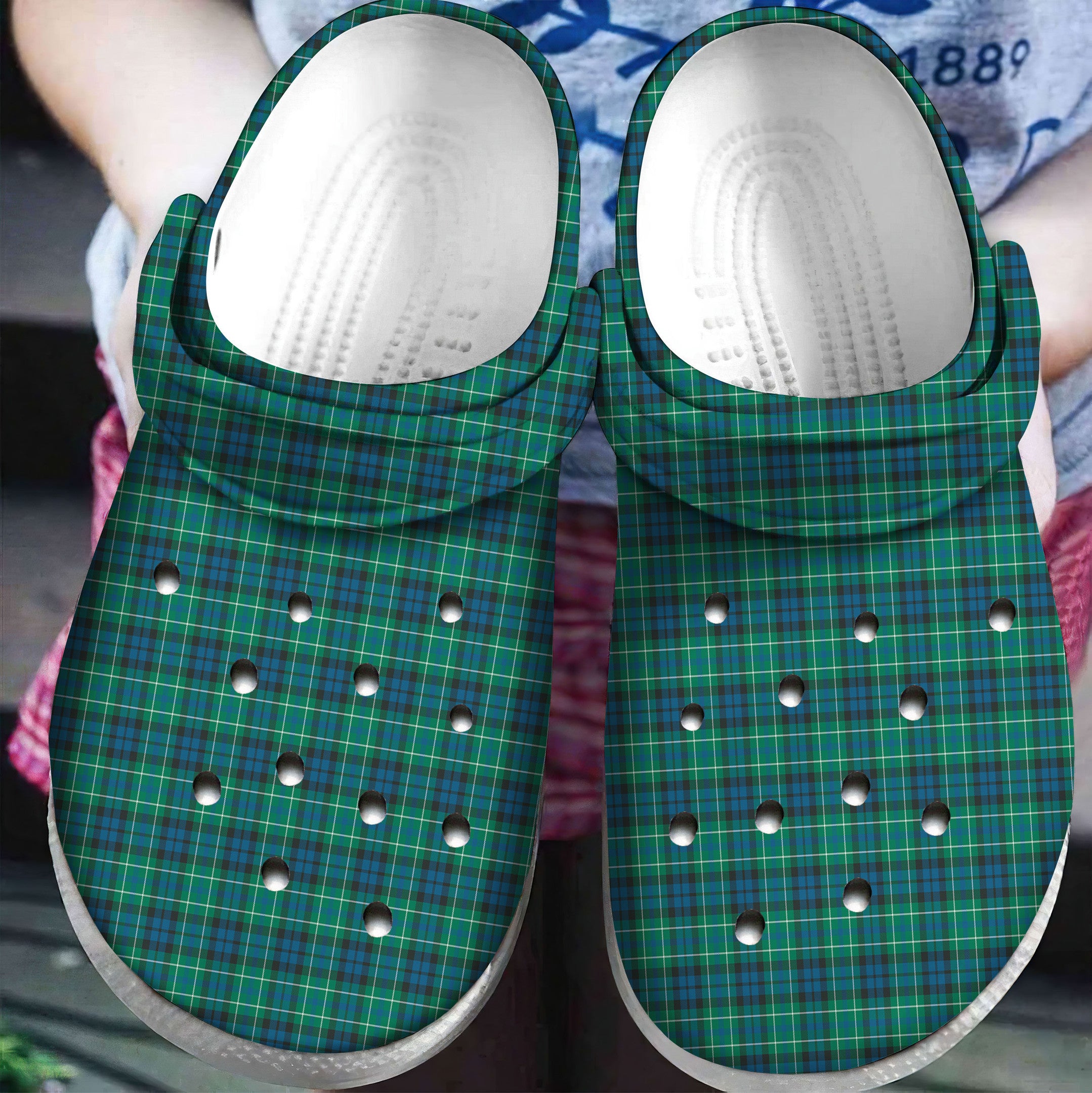 MacNeill of Colonsay Ancient Tartan Plaid Crocs