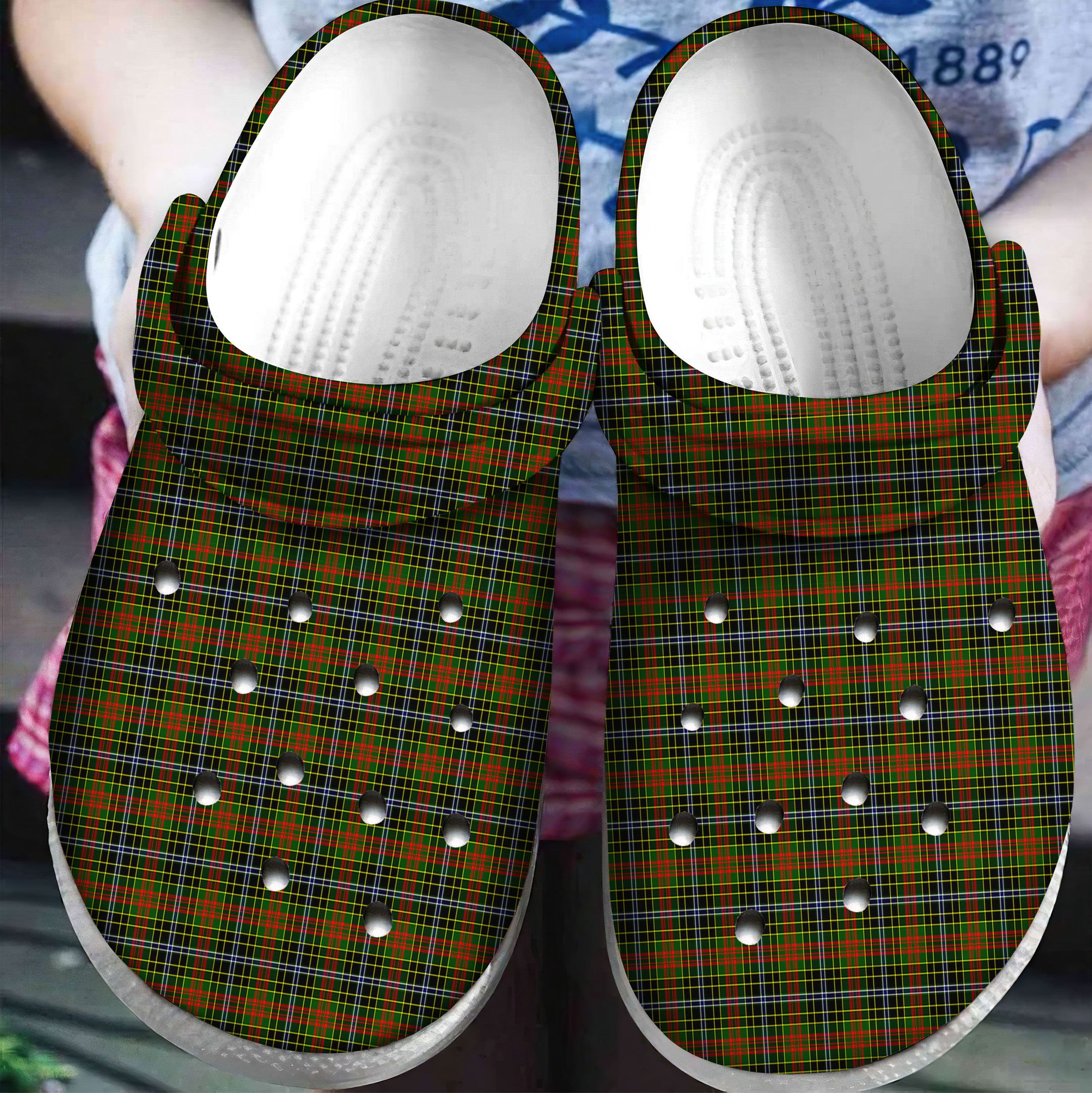 Brisbane Tartan Plaid Crocs