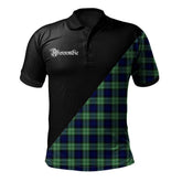 Abercrombie Tartan Polo Shirt Military Style