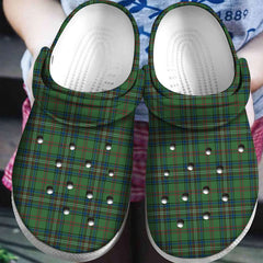 McClure Hunting Green Tartan Plaid Crocs