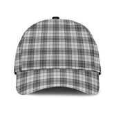 Douglas Grey Modern Tartan Plaid Classic Cap