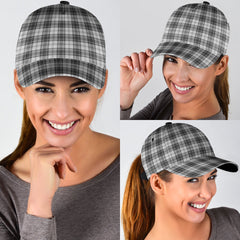 Douglas Grey Modern Tartan Plaid Classic Cap