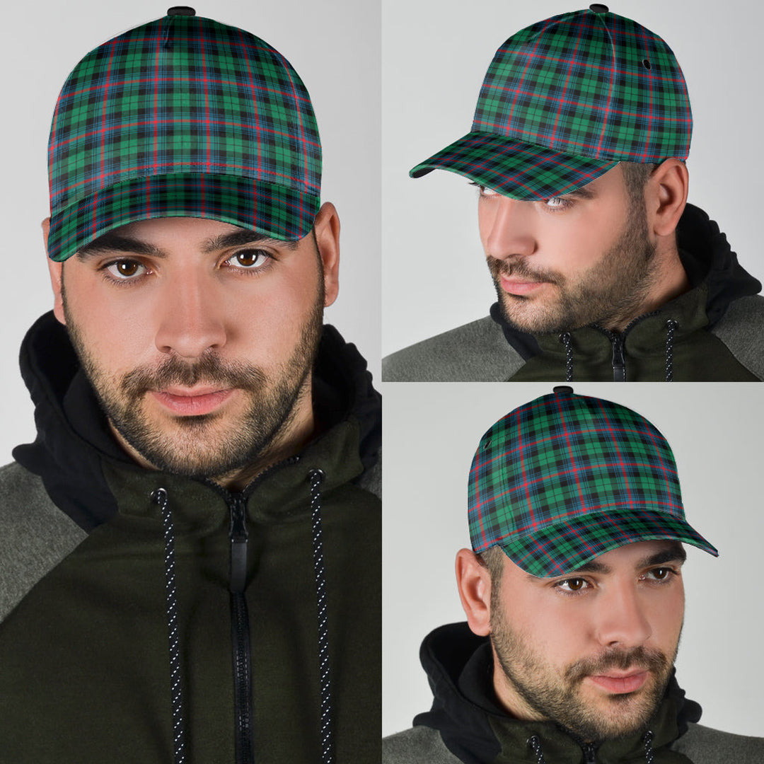 Urquhart Broad Red Ancient Tartan Plaid Classic Cap