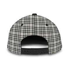 Scott Black White Ancient Tartan Plaid Classic Cap