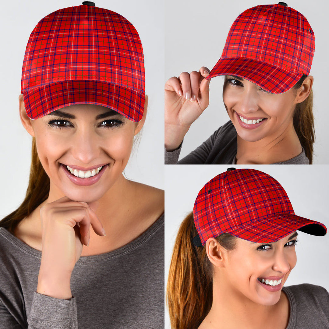 Rose Modern Tartan Plaid Classic Cap