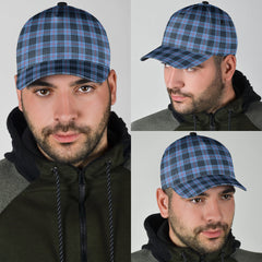 MacKay Blue Tartan Plaid Classic Cap