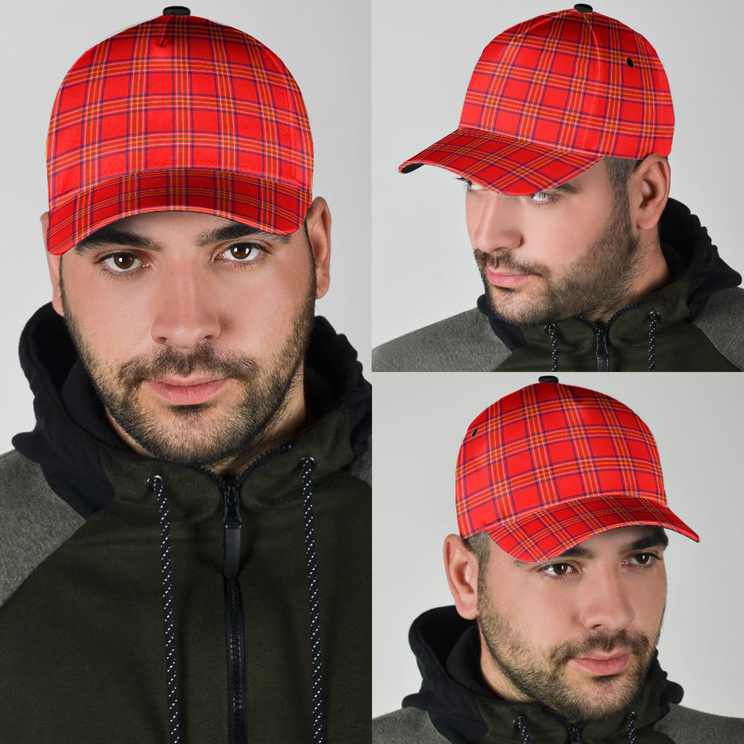 Burnett Modern Tartan Plaid Classic Cap