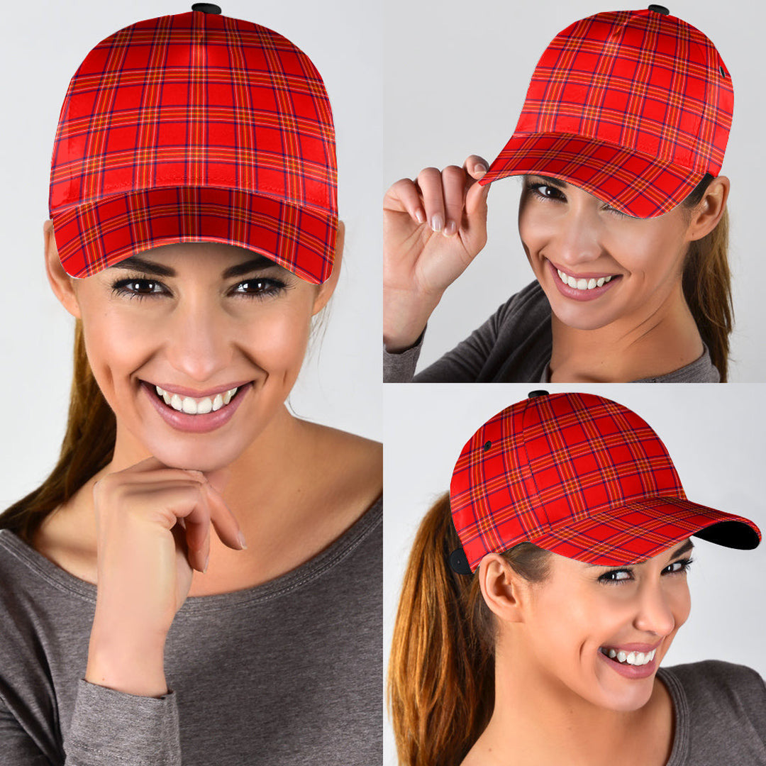 Burnett Modern Tartan Plaid Classic Cap