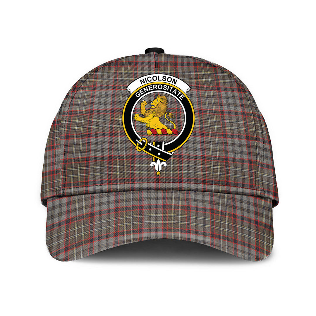 Nicolson Hunting Weathered Tartan Crest Classic Cap