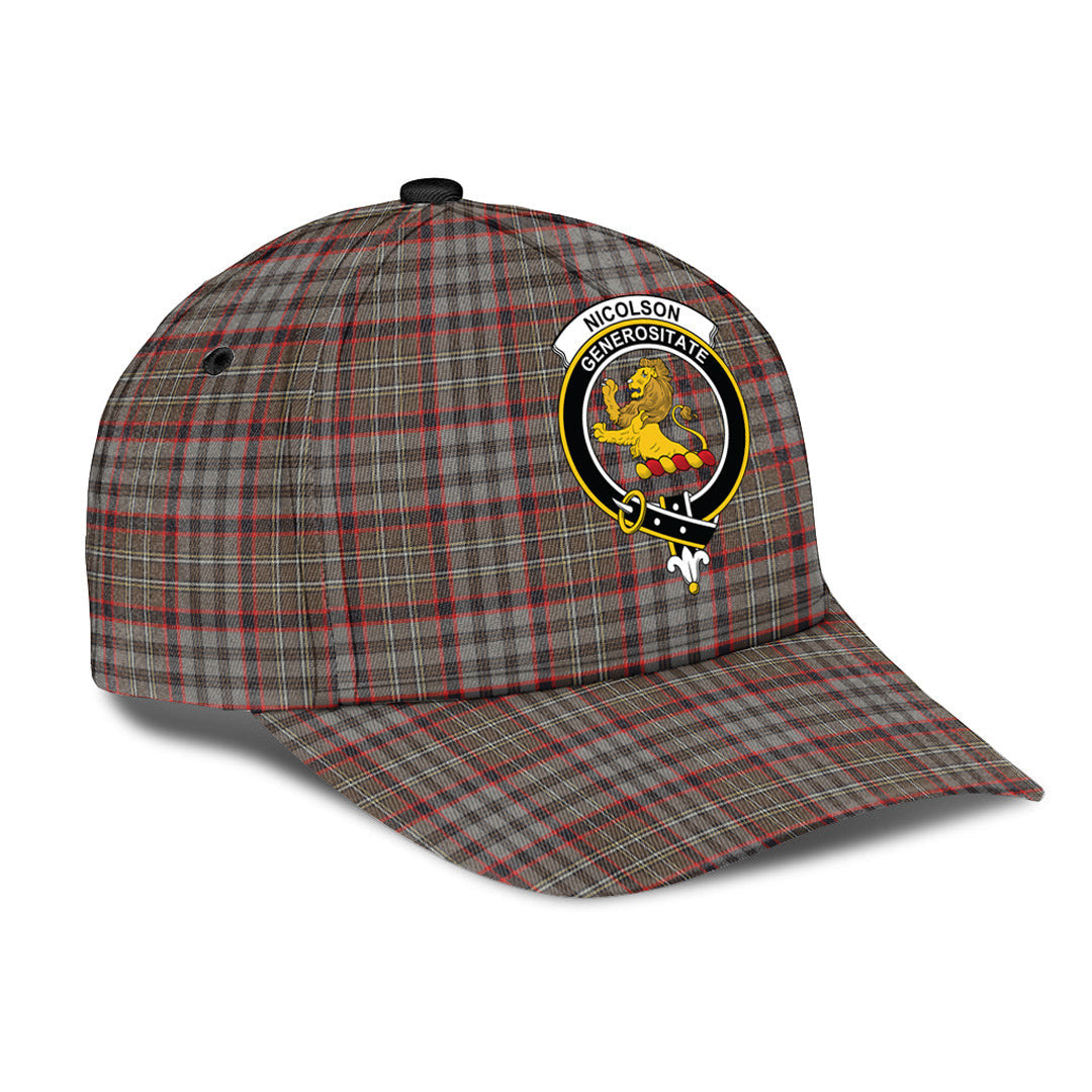 Nicolson Hunting Weathered Tartan Crest Classic Cap