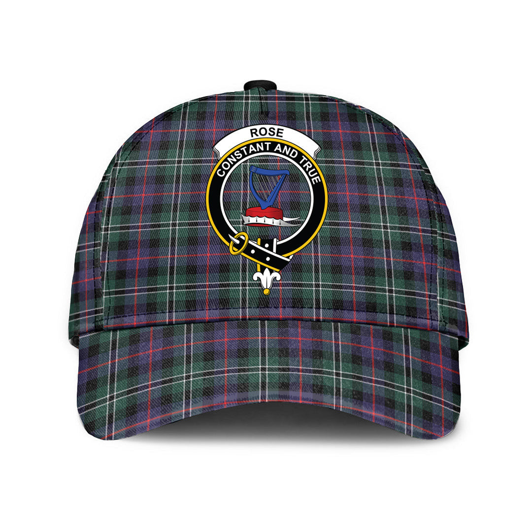 Rose Hunting Modern Tartan Crest Classic Cap