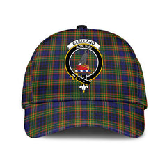 Clelland Modern Tartan Crest Classic Cap