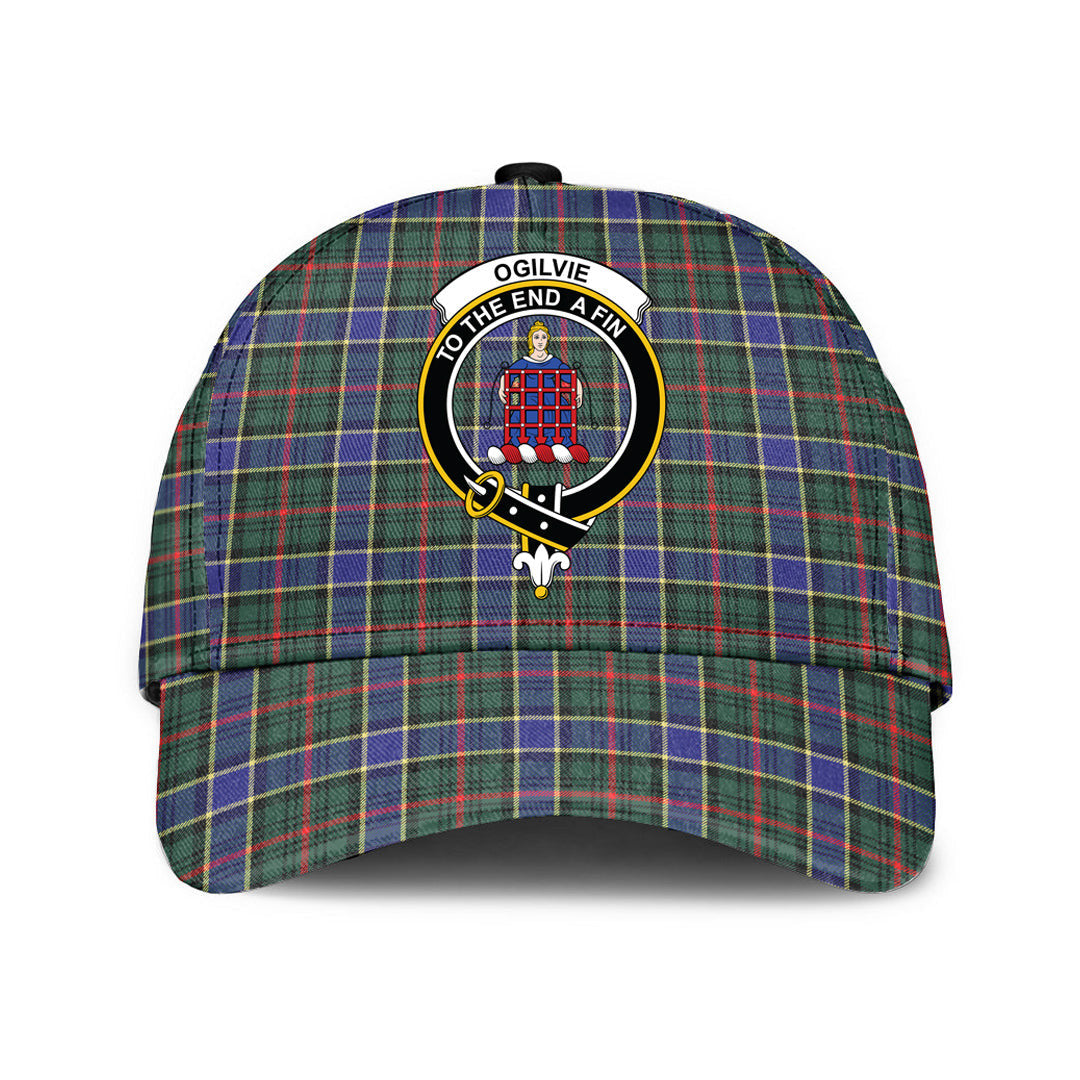 Ogilvie Hunting Modern Tartan Crest Classic Cap