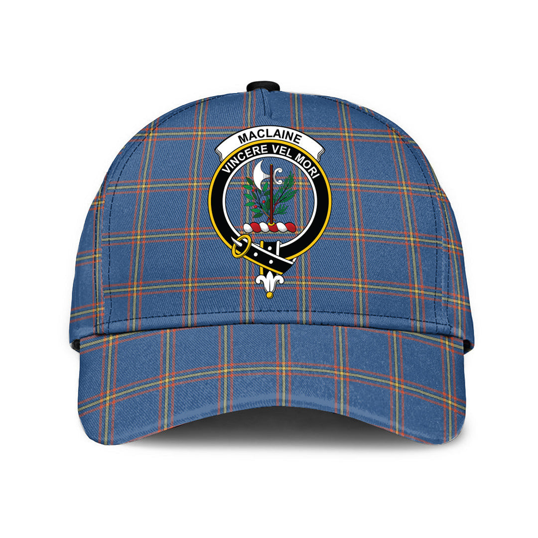 MacLaine of Loch Buie Hunting Ancient Tartan Crest Classic Cap