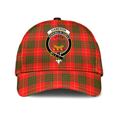 Cameron Modern Tartan Crest Classic Cap