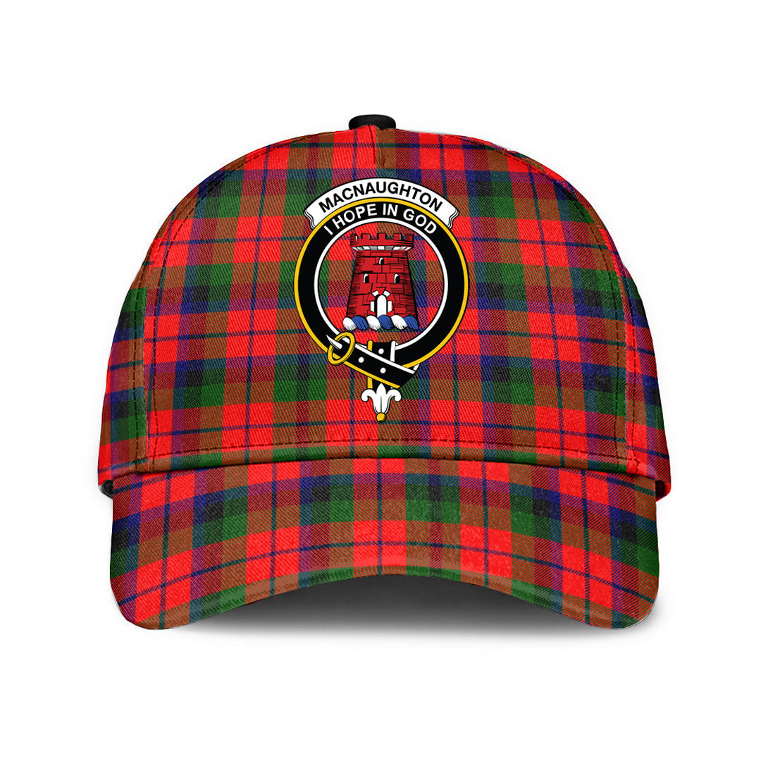 MacNaughton Modern Tartan Crest Classic Cap
