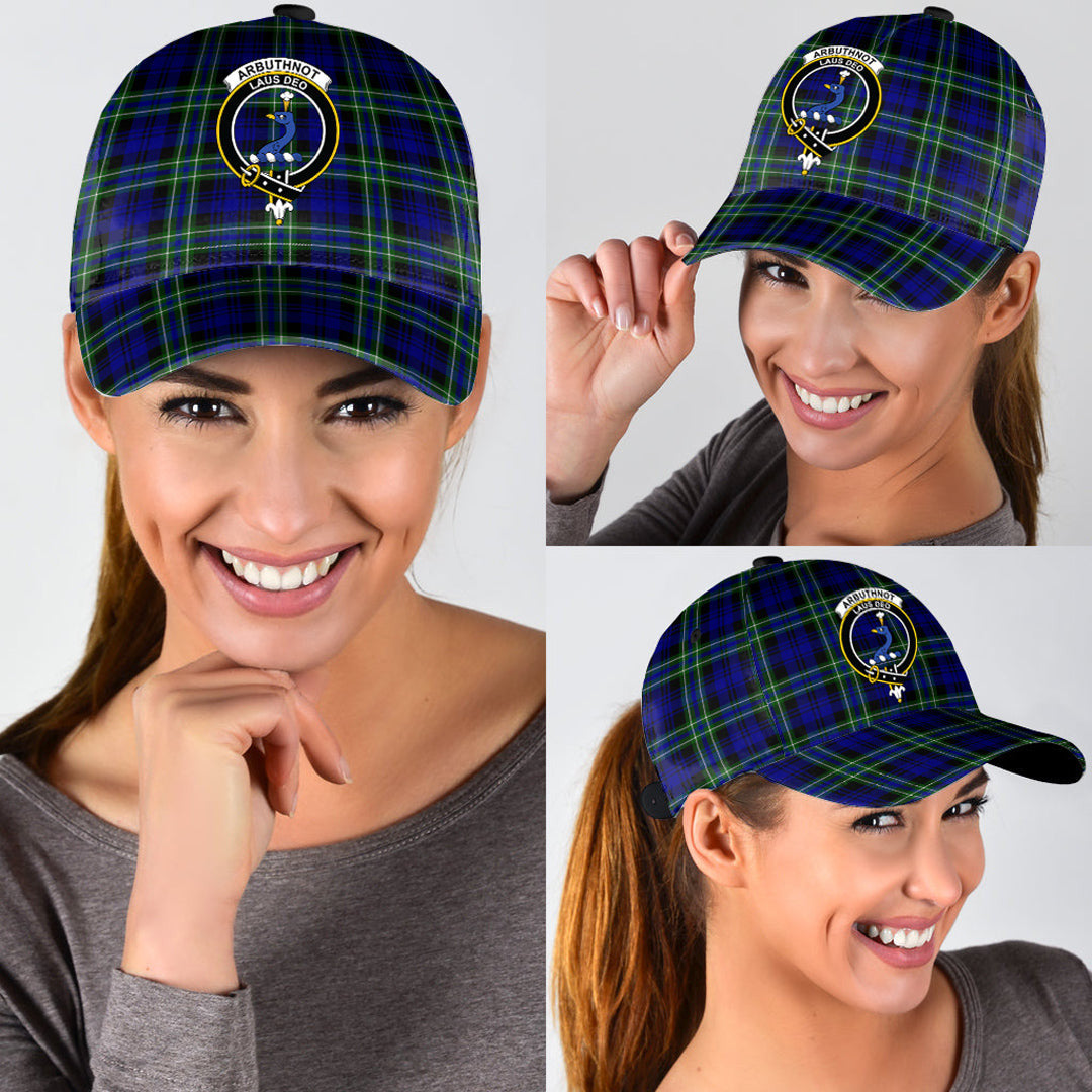 Arbuthnot Modern Tartan Crest Classic Cap