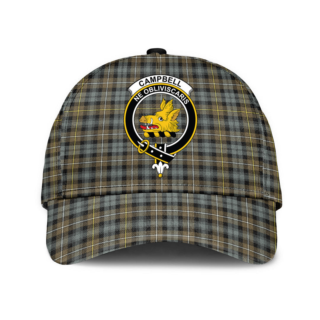 Campbell Argyll Weathered Tartan Crest Classic Cap