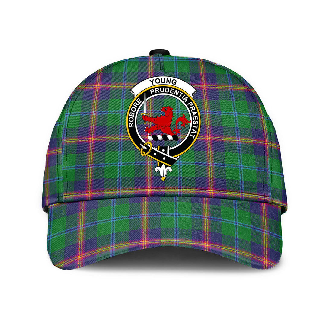 Young Modern Tartan Crest Classic Cap