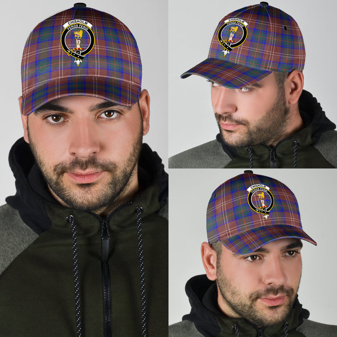Chisholm Hunting Modern Tartan Crest Classic Cap