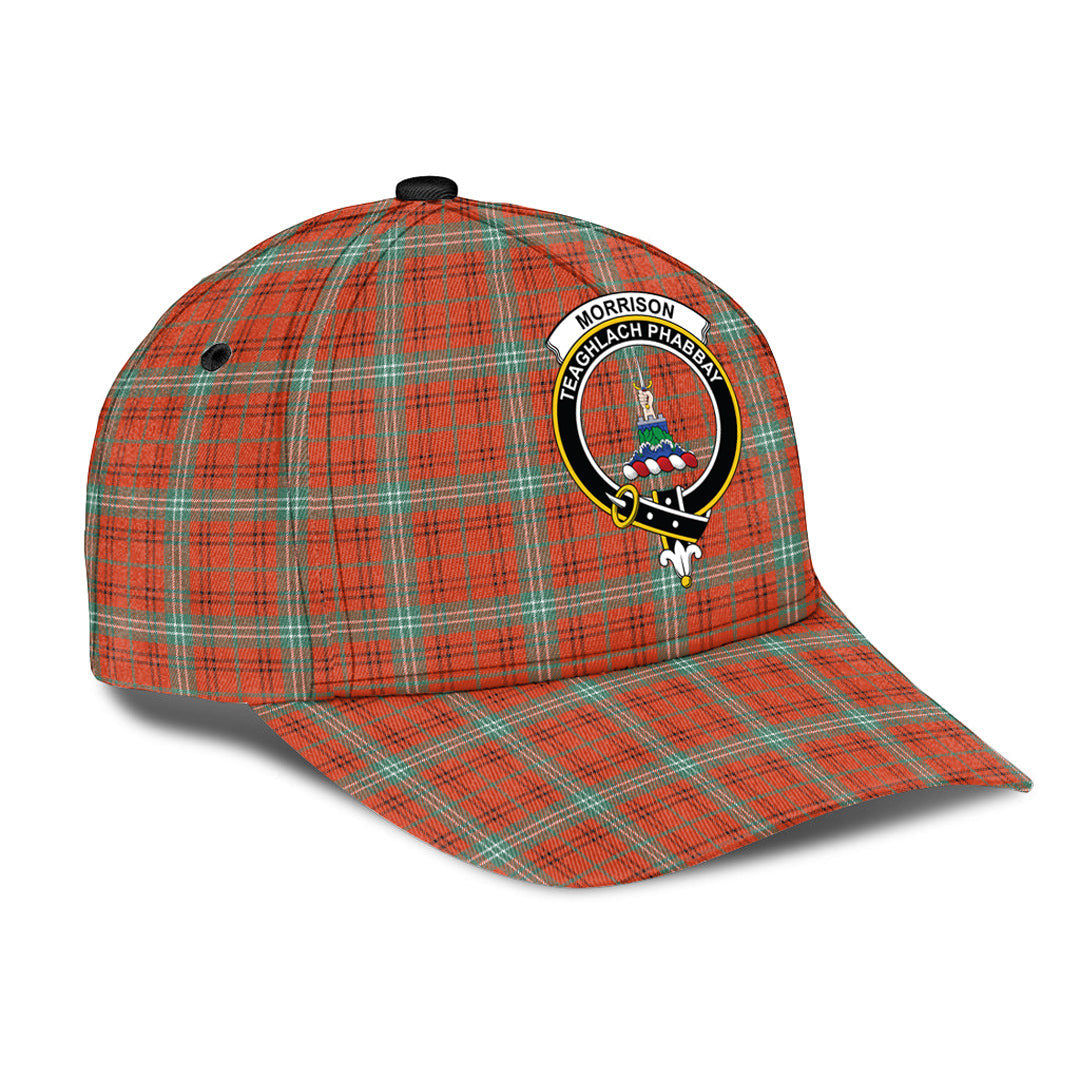 Morrison Red Ancient Tartan Crest Classic Cap