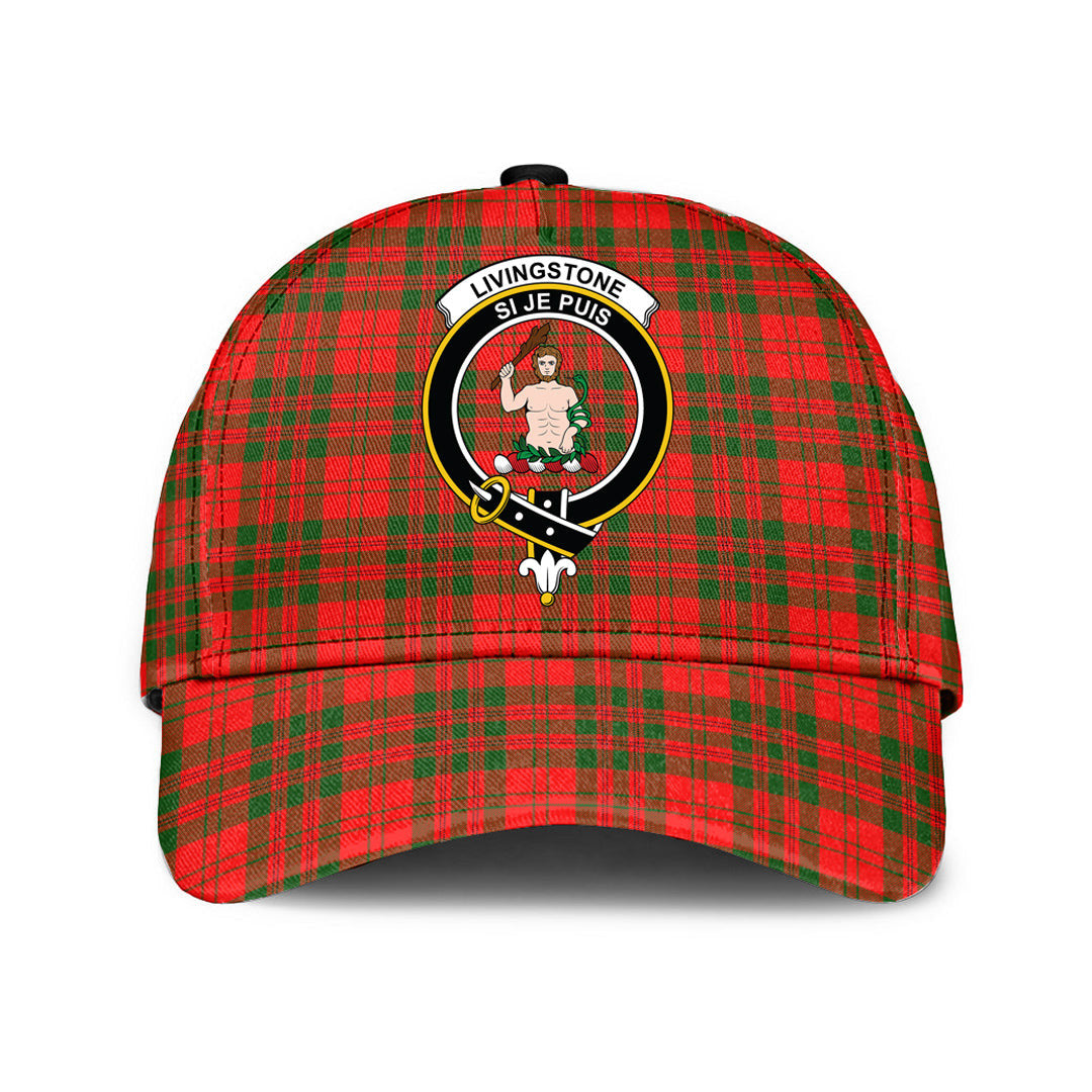 Livingstone Modern Tartan Crest Classic Cap