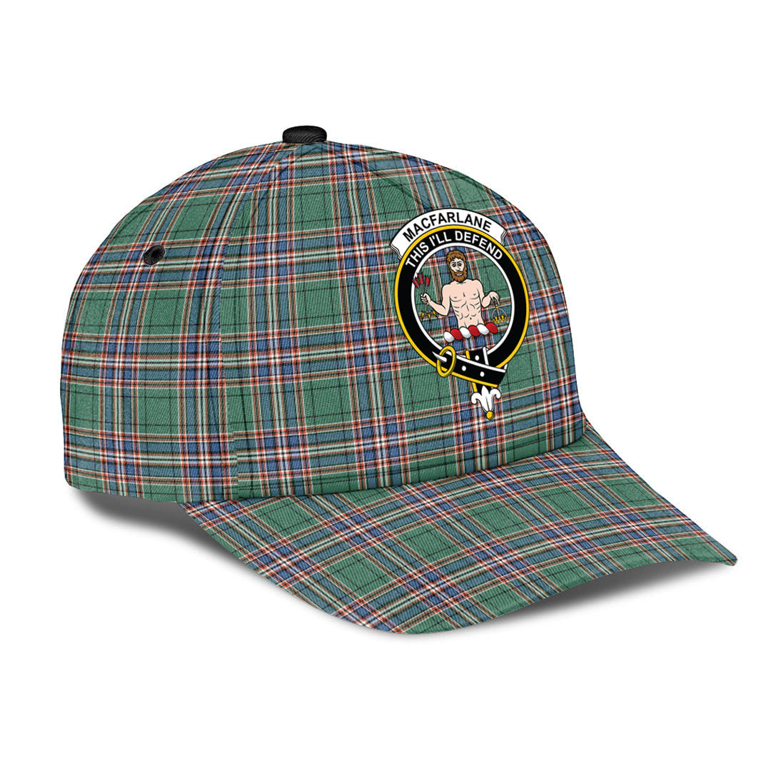 MacFarlane Hunting Ancient Tartan Crest Classic Cap