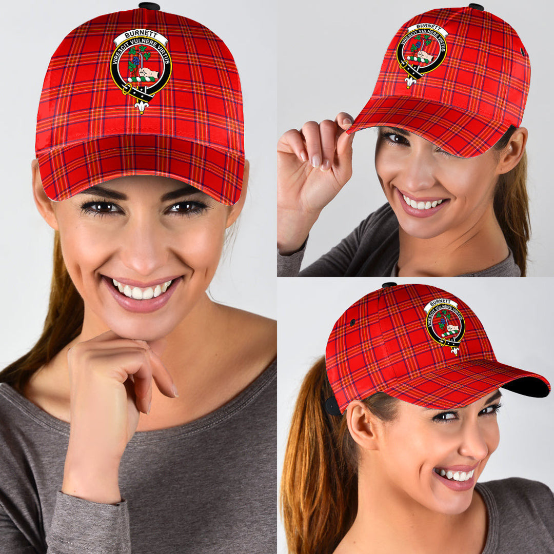 Burnett Modern Tartan Crest Classic Cap