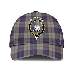 Cunningham Dress Blue Dancers Tartan Crest Classic Cap