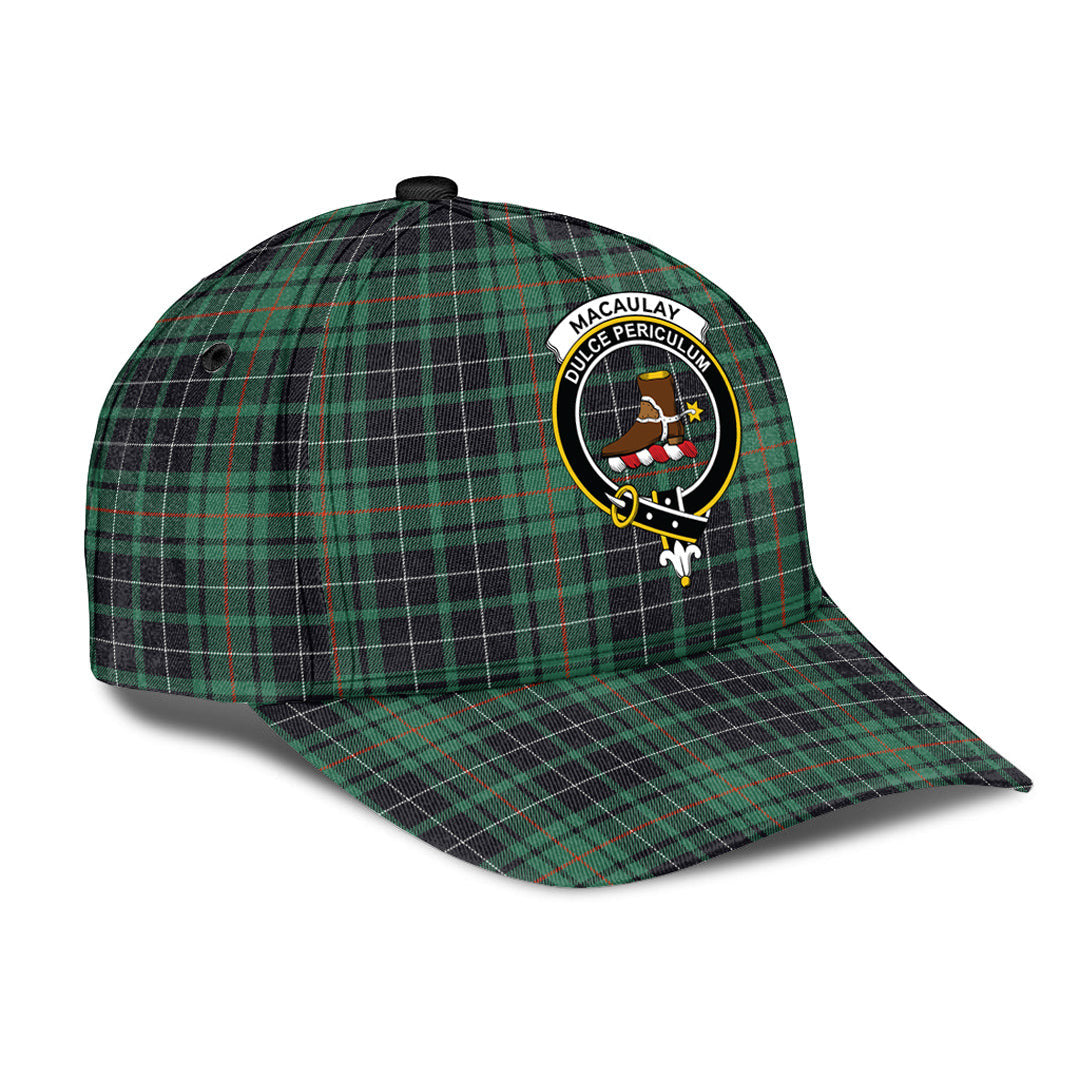 MacAulay Hunting Ancient Tartan Crest Classic Cap